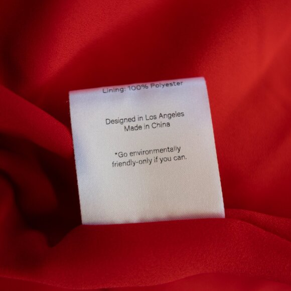 Fame and Partners Red Textured Maxi Dress – Size 6 – 1930s-Inspired Glam… - Picture 17 of 17
